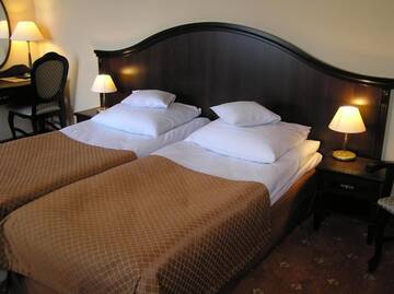 Фото номера Двухместный номер с 1 кроватью или 2 отдельными кроватями Отель Hotel Zamek Rydzyna г. Рыдзына 10